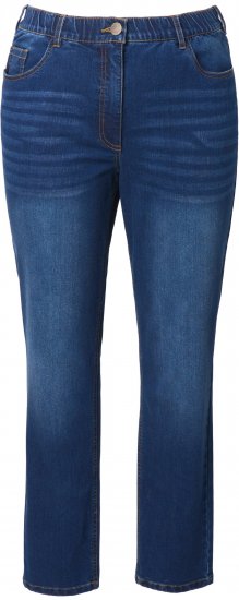Ulla Popken Stretch Fit Jeans Blue Denim - Traperice & Hlače u Velikim Veličinama – Plus Size - 