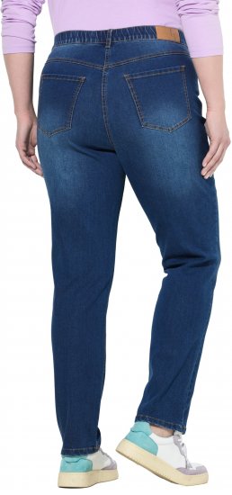 Ulla Popken Stretch Fit Jeans Blue Denim - Traperice & Hlače u Velikim Veličinama – Plus Size - 