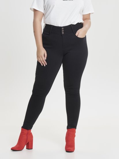 Only Carmakoma Anna Life Skinny Jeans Black - Traperice - 