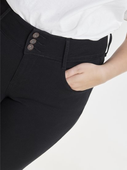 Only Carmakoma Anna Life Skinny Jeans Black - Traperice - 