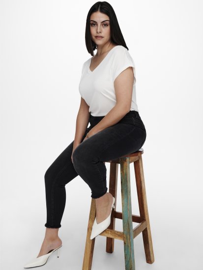 Only Carmakoma Willy Skinny Fit Jeans Black - Traperice - 
