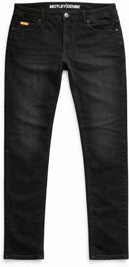 Motley Denim Soho 5-Pocket Jeans Black - Traperice & hlače - Muške Traperice i Hlače Veliki Brojevi
