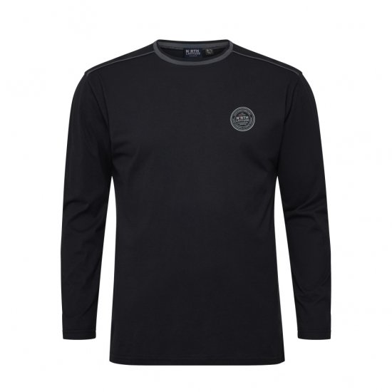 North Latitude Py Jersey O-Neck Long Sleeve Black - Majice dugih rukava - 