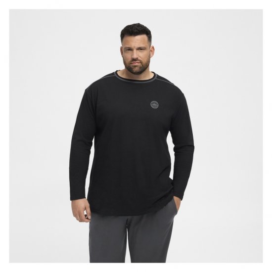 North Latitude Py Jersey O-Neck Long Sleeve Black - Majice dugih rukava - 
