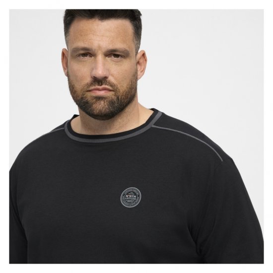 North Latitude Py Jersey O-Neck Long Sleeve Black - Majice dugih rukava - 