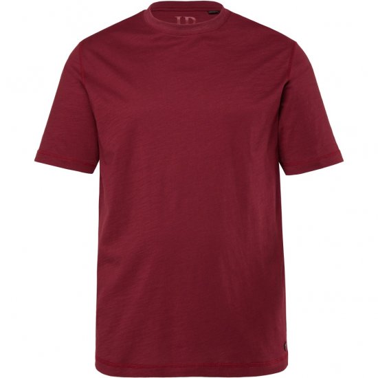 JP1880 T-Shirt Short Sleeve Soft Jersey Red - Majice Kratkih Rukava - Muške Majice Kratkih Rukava Veliki Brojevi 