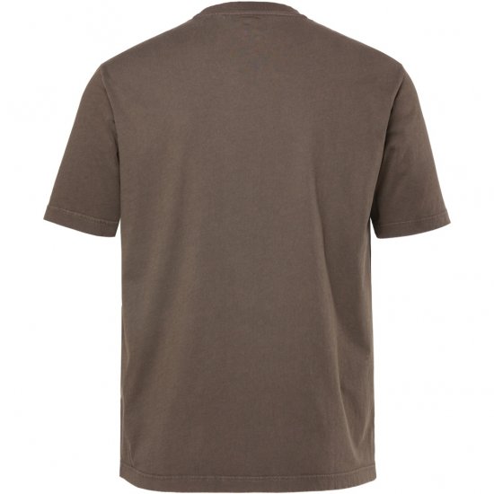 JP1880 T-Shirt Short Sleeve Alaska Dark Brown - Majice Kratkih Rukava - Muške Majice Kratkih Rukava Veliki Brojevi 