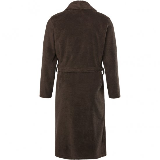 JP1880 Bathrobe Extra Soft Terry Cloth Brown - Donje rublje & kupaće hlače - muške donje rublje veliki brojevi