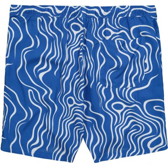 JP1880 Bermuda Shorts All-over Print Royal Blue - Kratke hlače - Muške Kratke Hlače Veliki Brojevi 