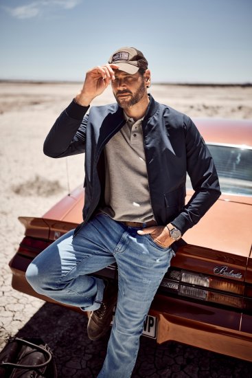 JP1880 Lightweight Blouson Jacket Navy - Jakne - Muške Jakne Veliki Brojevi
