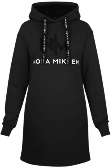 Nora Mikken KADRI Long Hoodie Black - Puloveri & dukserice - 