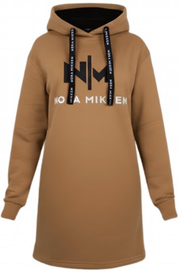 Nora Mikken KADRI Long Hoodie Camel - Puloveri & dukserice - 