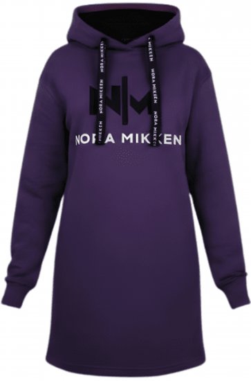 Nora Mikken KADRI Long Hoodie Purple - Puloveri & dukserice - 
