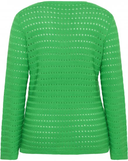 Kaffe Curve Metty Pullover Bright Green - Pleteni puloveri - 