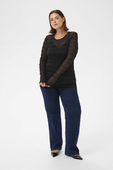 Kaffe Curve Hanna Lace Long Sleeve T-Shirt - Majice dugih rukava - 
