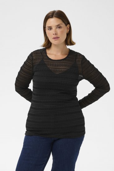 Kaffe Curve Hanna Lace Long Sleeve T-Shirt - Majice dugih rukava - 
