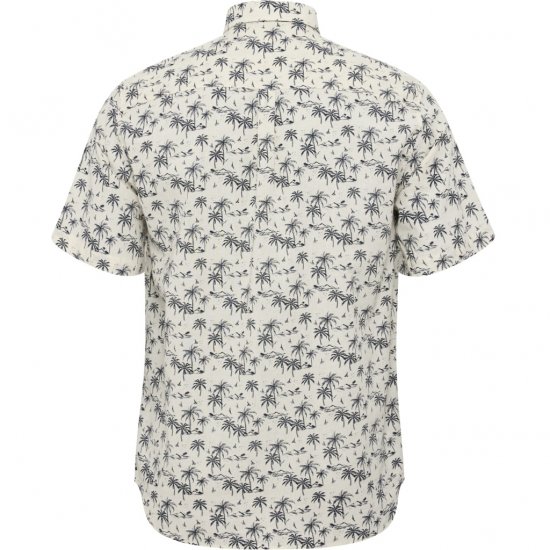 North Latitude Shirt Short Sleeve Off White - Košulje - Muške Košulje Veliki Brojevi