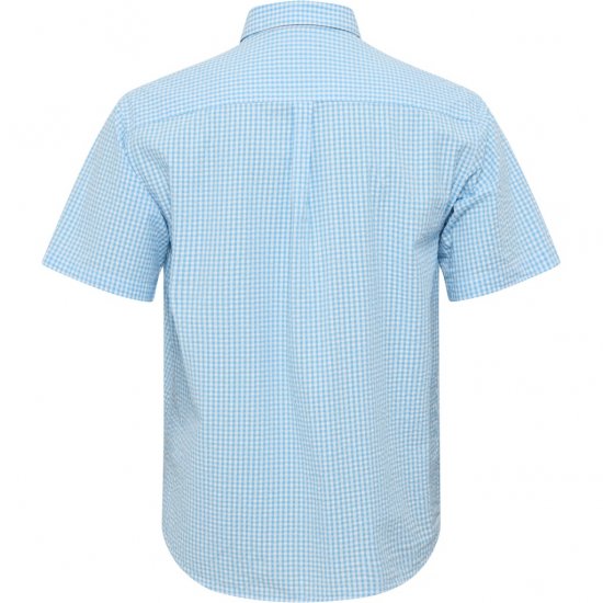 North Latitude Shirt Short Sleeve Turquoise - Košulje - Muške Košulje Veliki Brojevi