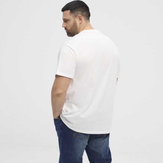 North Latitude T-Shirt Coca-Cola White - Majice Kratkih Rukava - Muške Majice Kratkih Rukava Veliki Brojevi 
