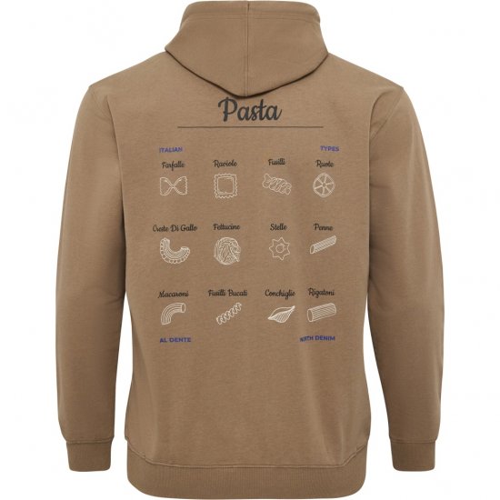 North Latitude Hoodie with Zipper Dark Sand TALL - TALL puloveri - 