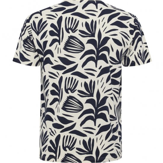 North Latitude T-shirt Allover Printed Navy - Majice Kratkih Rukava - Muške Majice Kratkih Rukava Veliki Brojevi 
