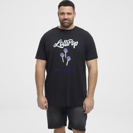 North Latitude T-Shirt Lollipop Black - Majice Kratkih Rukava - Muške Majice Kratkih Rukava Veliki Brojevi 