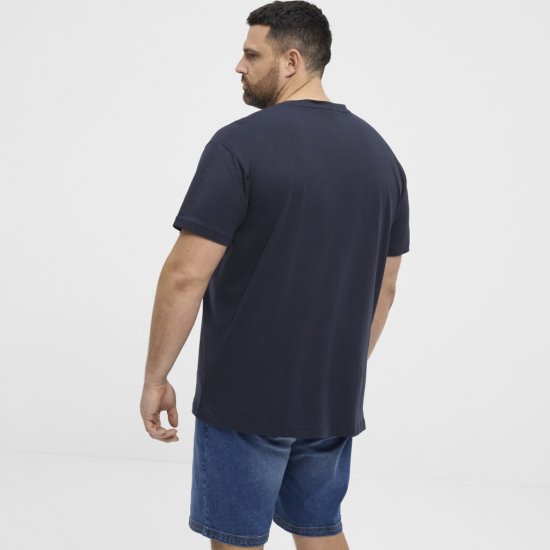 North Latitude T-Shirt Ice Cream Navy - Majice Kratkih Rukava - Muške Majice Kratkih Rukava Veliki Brojevi 