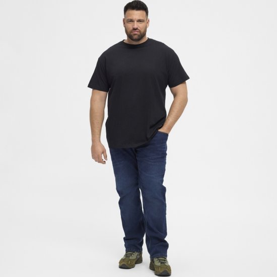North Latitude T-Shirt 2-Pack Black - Majice Kratkih Rukava - Muške Majice Kratkih Rukava Veliki Brojevi 