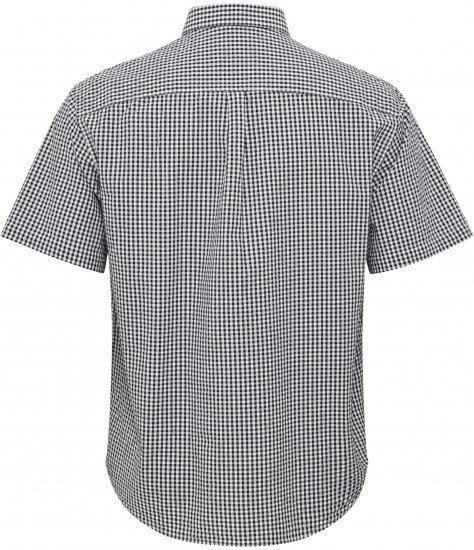 North Latitude Shirt Short Sleeve Checked Grey - Košulje - Muške Košulje Veliki Brojevi