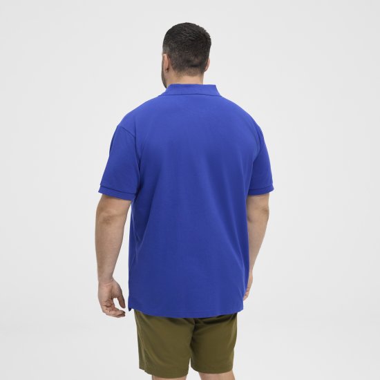 North Latitude Polo Pique Short Sleeve Cobalt Blue - Polo majice - Muške Polo Majice Veliki Brojevi