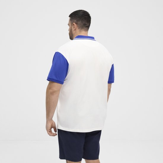 North Latitude Polo Short Sleeve Blue And White - Polo majice - Muške Polo Majice Veliki Brojevi