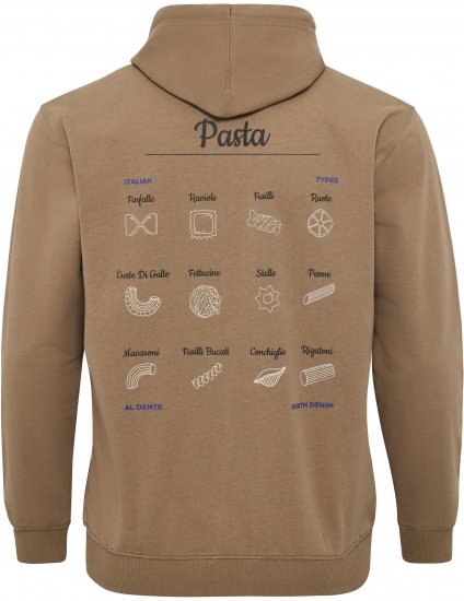 North Latitude Hoodie with Zipper Dark Sand - Puloveri & dukserice - Muške Puloveri & dukserice veliki brojevi