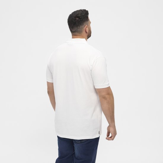 North Latitude Polo Short Sleeve White - Polo majice - Muške Polo Majice Veliki Brojevi