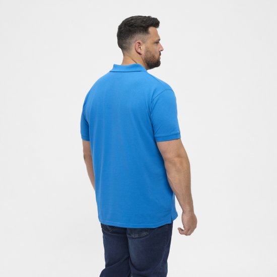 North Latitude Polo Short Sleeve Blue - Polo majice - Muške Polo Majice Veliki Brojevi