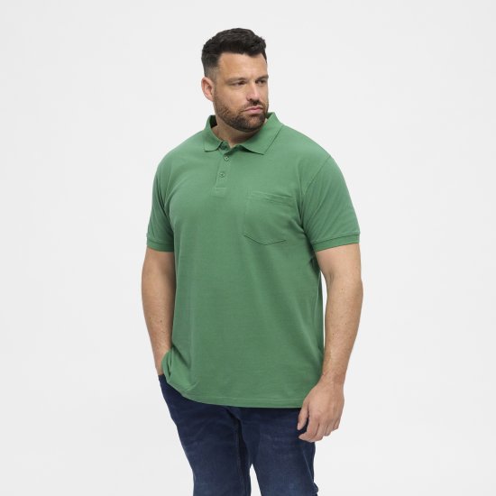 North Latitude Polo Short Sleeve Green - Polo majice - Muške Polo Majice Veliki Brojevi