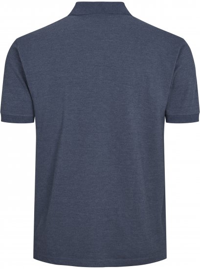 North Latitude Polo Short Sleeve Blue Melange TALL - MUŠKA ODJEĆA MT-6XLT - Odjeća za Visoke Muškarce