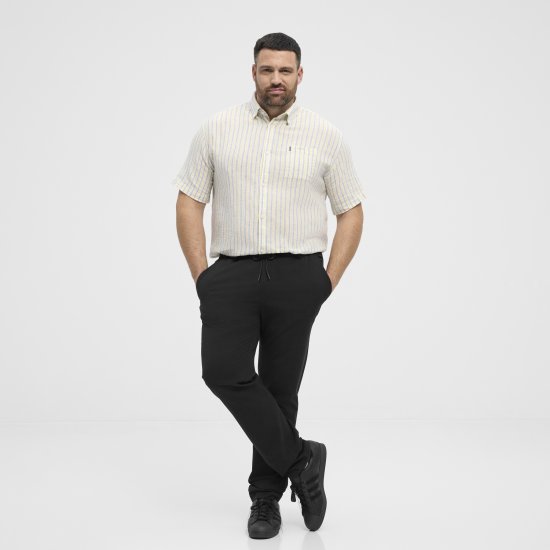 North Latitude 51143 Dress Pants Jog Style Black - Hlače - Muške Hlače Veliki Brojevi