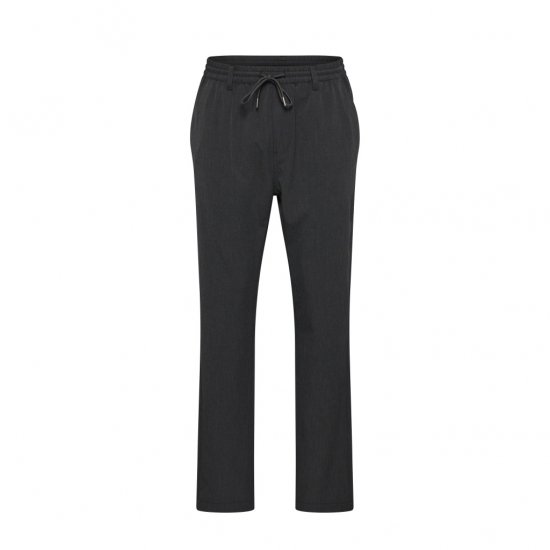 North Latitude Dress Pants Elastic Waist Dark Grey Melange - Hlače - Muške Hlače Veliki Brojevi