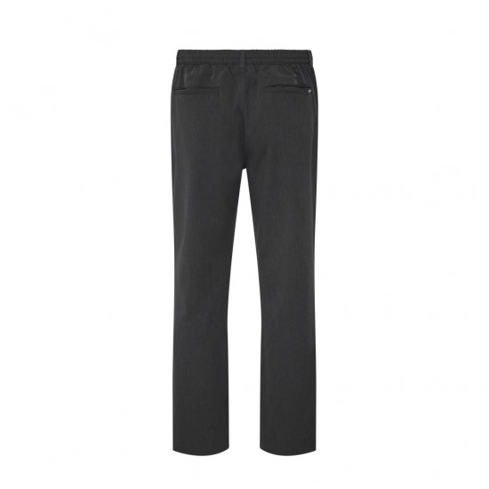 North Latitude Dress Pants Elastic Waist Dark Grey Melange - Hlače - Muške Hlače Veliki Brojevi