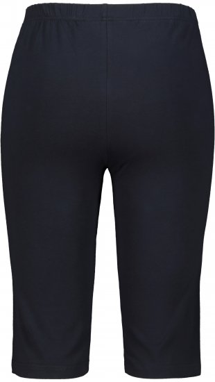Ulla Popken Stretch Knit Bike Shorts Blue - Traperice & Hlače u Velikim Veličinama – Plus Size - 