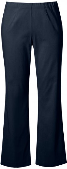 Ulla Popken Classic Stretch Bengaline Comfort Pants Navy - Traperice & Hlače u Velikim Veličinama – Plus Size - 
