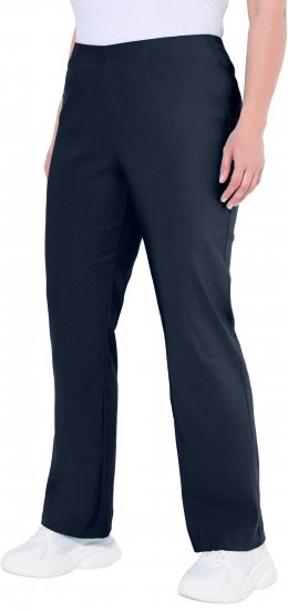Ulla Popken Classic Stretch Bengaline Comfort Pants Navy - Traperice & Hlače u Velikim Veličinama – Plus Size - 