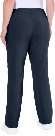 Ulla Popken Classic Stretch Bengaline Comfort Pants Navy - Traperice & Hlače u Velikim Veličinama – Plus Size - 