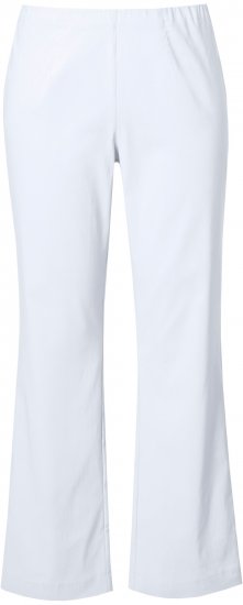Ulla Popken Classic Stretch Bengaline Comfort Pants Snow White - Traperice & Hlače u Velikim Veličinama – Plus Size - 