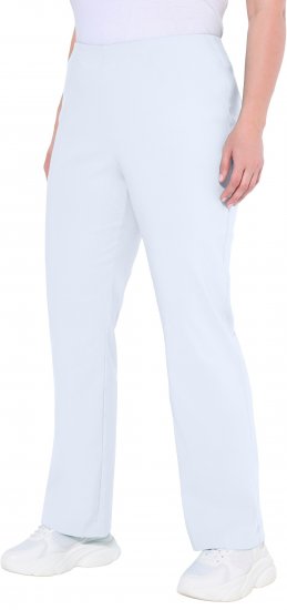 Ulla Popken Classic Stretch Bengaline Comfort Pants Snow White - Traperice & Hlače u Velikim Veličinama – Plus Size - 