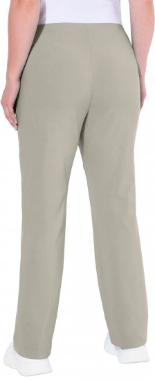 Ulla Popken Classic Stretch Bengaline Comfort Pants Brown - Traperice & Hlače u Velikim Veličinama – Plus Size - 