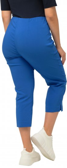 Ulla Popken Stretch Basic Bengaline Capri Pants Royal Blue - Traperice & Hlače u Velikim Veličinama – Plus Size - 