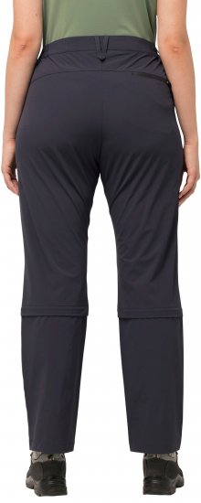 Ulla Popken Versatile Zip Off Leg Quick Dry Stretch Pants Graphite Grey - Traperice & Hlače u Velikim Veličinama – Plus Size - 
