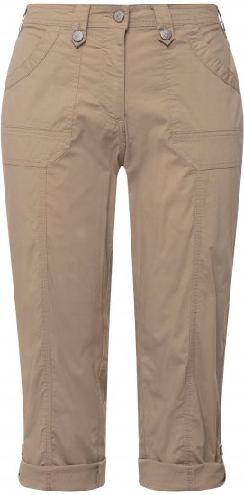 Ulla Popken Roll Tab Hem Stretch Cargo Pants Orange - Traperice & Hlače u Velikim Veličinama – Plus Size - 
