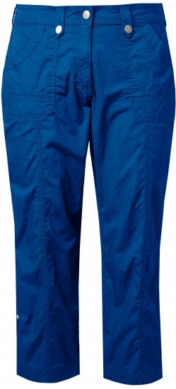 Ulla Popken Roll Tab Hem Stretch Cargo Pants Blue - Traperice & Hlače u Velikim Veličinama – Plus Size - 